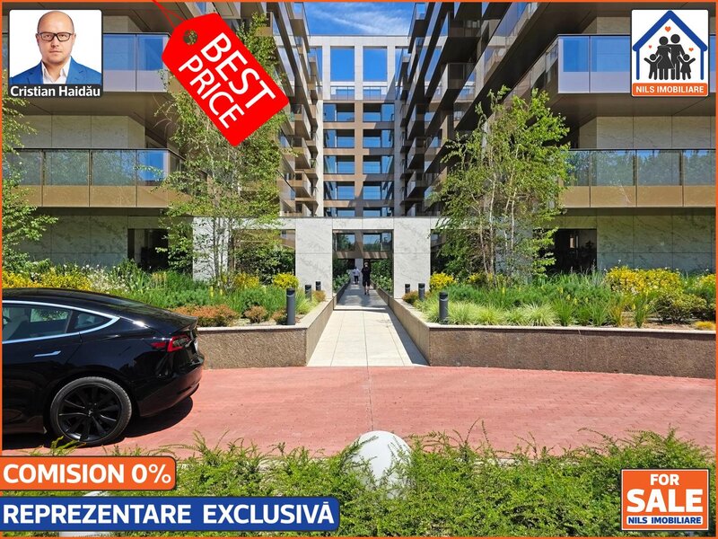 Pipera Apartament 3 camere, 2 bai, balcon, parcare  Cortina 126