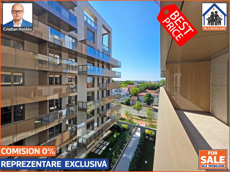 Pipera Apartament 3 camere, 2 bai, balcon, parcare  Cortina 126