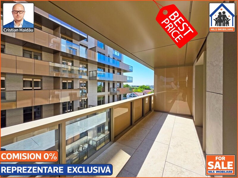 Pipera Apartament 3 camere, 2 bai, balcon, parcare  Cortina 126